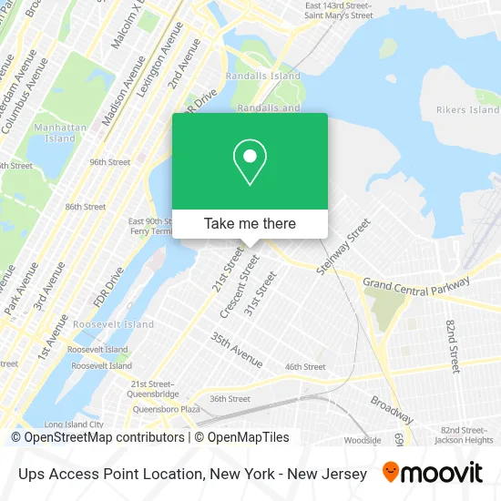 Ups Access Point Location map