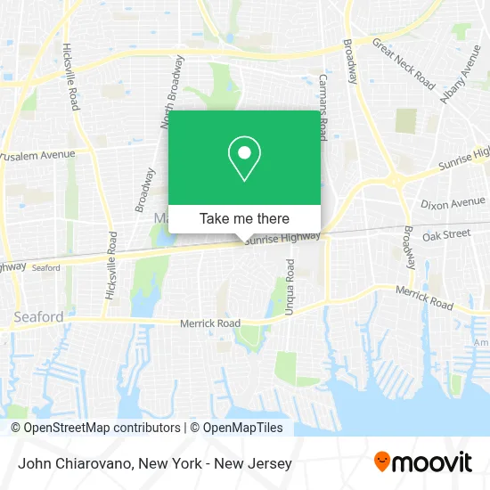 John Chiarovano map
