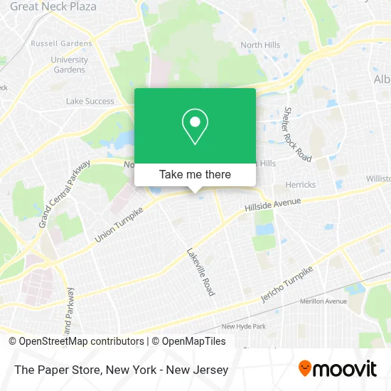 The Paper Store map