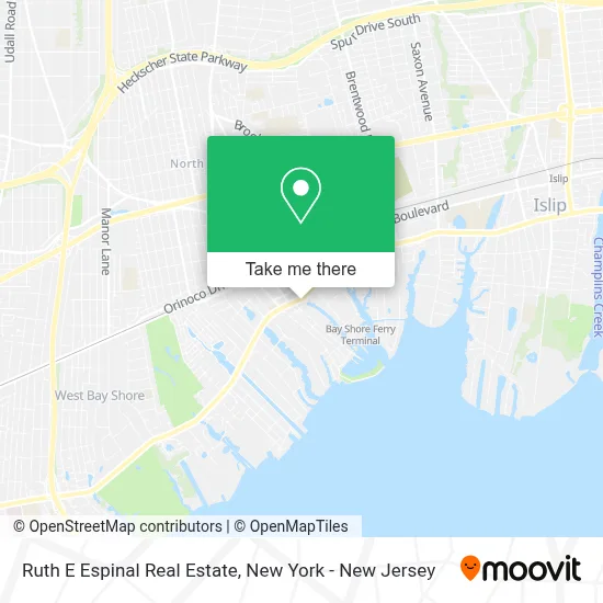 Ruth E Espinal Real Estate map