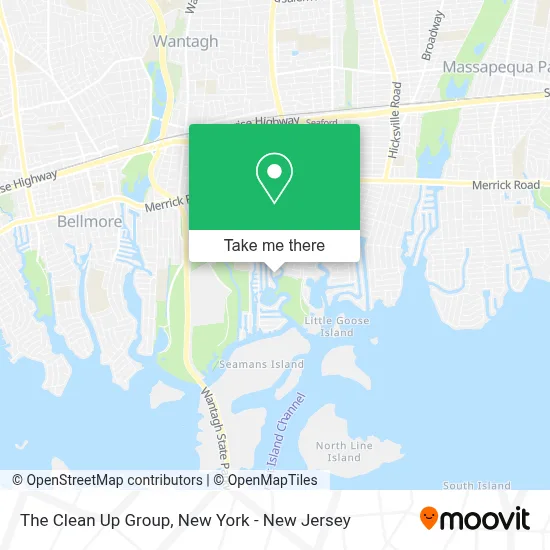 The Clean Up Group map