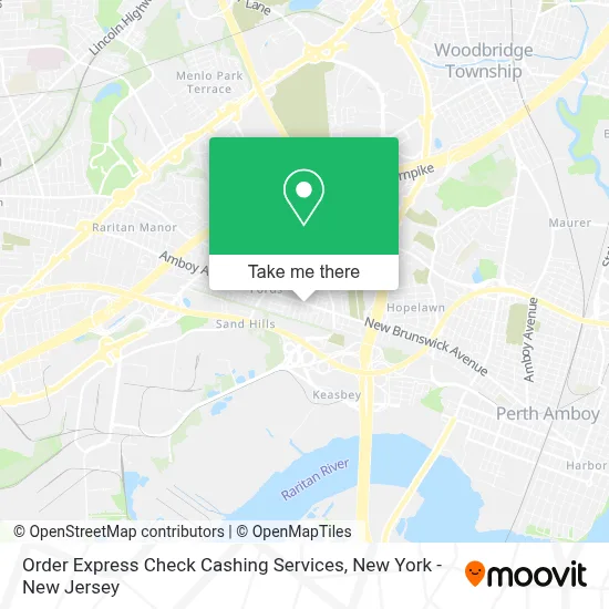 Order Express Check Cashing Services map