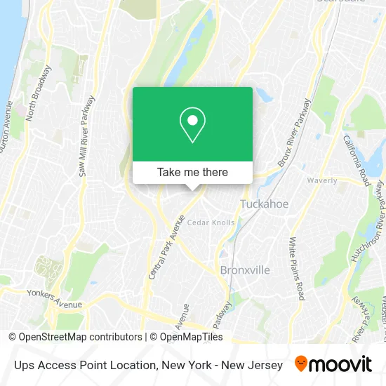 Ups Access Point Location map