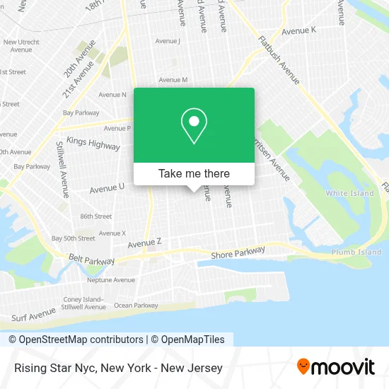 Rising Star Nyc map