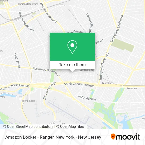 Amazon Locker - Ranger map
