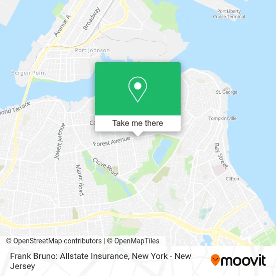 Frank Bruno: Allstate Insurance map