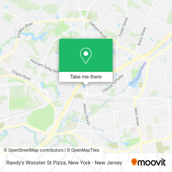 Randy's Wooster St Pizza map