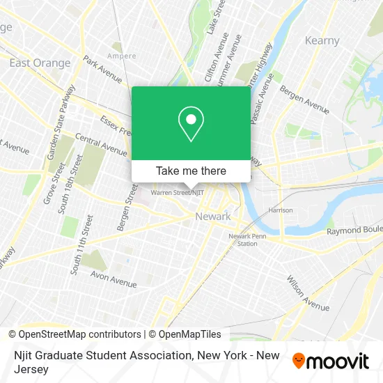 Njit Graduate Student Association map