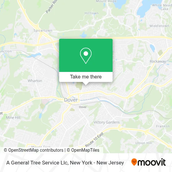 A General Tree Service Llc map
