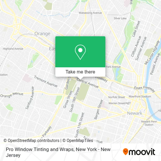 Pro Window Tinting and Wraps map
