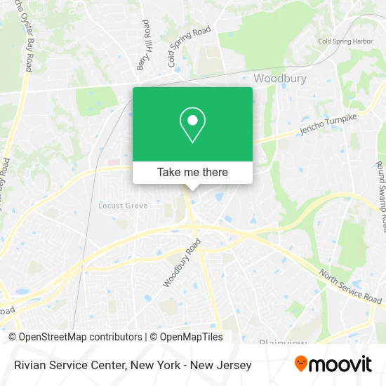 Rivian Service Center map