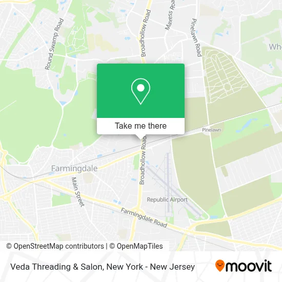 Veda Threading & Salon map