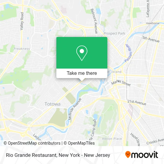 Rio Grande Restaurant map