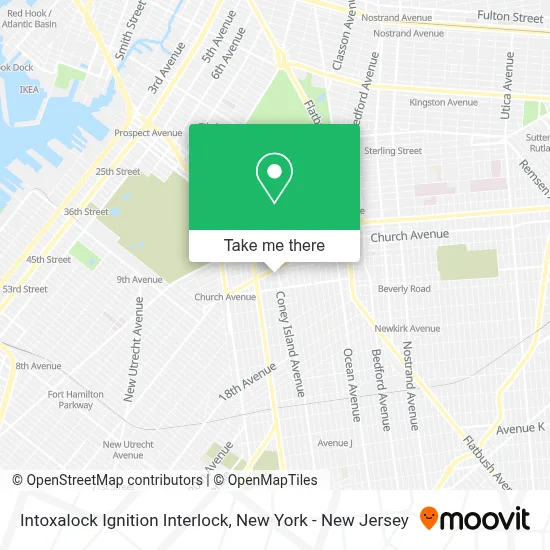 Intoxalock Ignition Interlock map