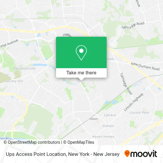 Ups Access Point Location map