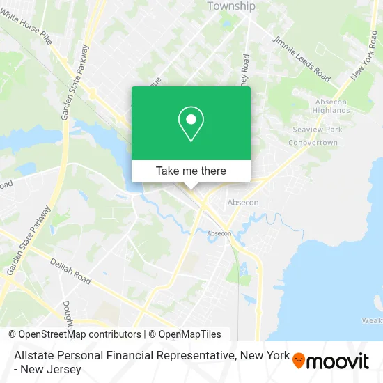 Allstate Personal Financial Representative map