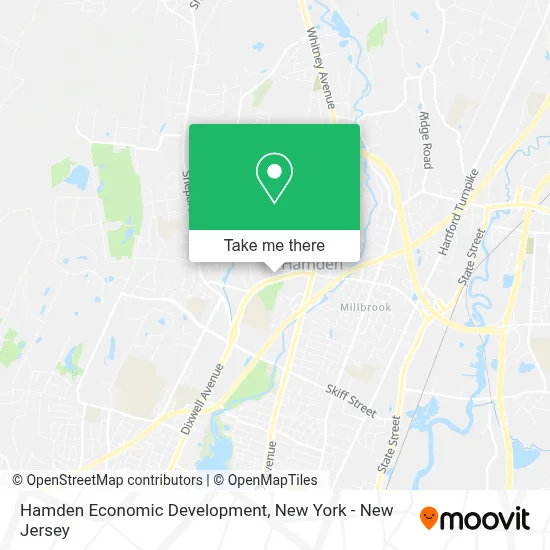 Hamden Economic Development map