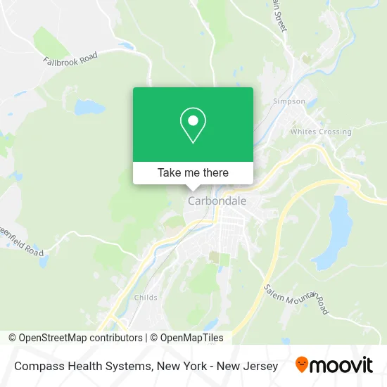 Compass Health Systems map