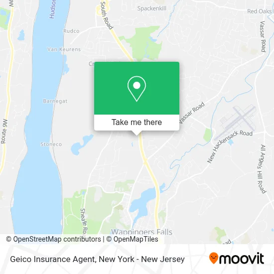 Geico Insurance Agent map