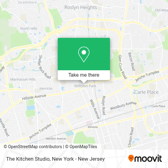 The Kitchen Studio map