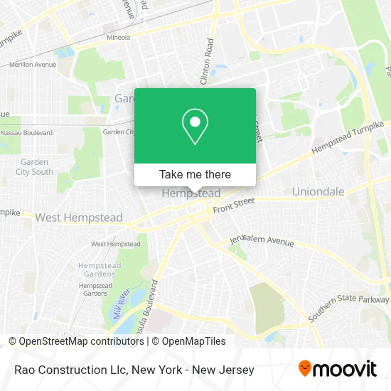Rao Construction Llc map