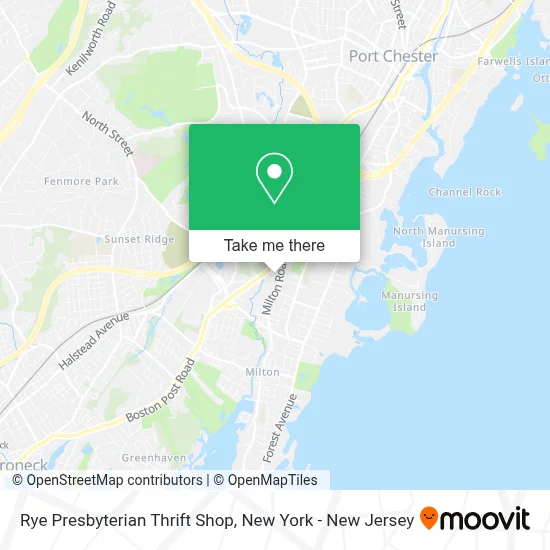 Rye Presbyterian Thrift Shop map