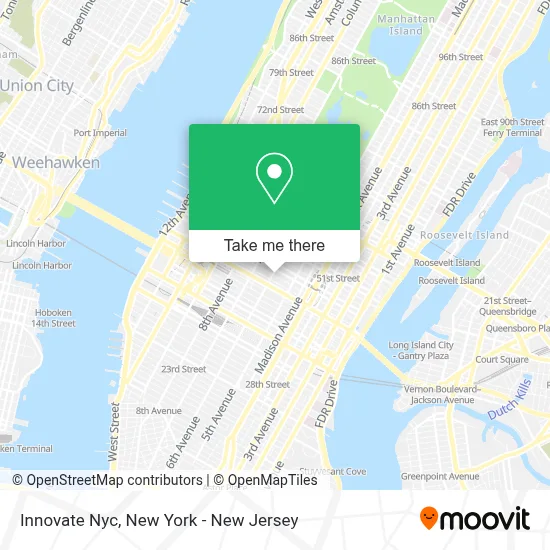 Innovate Nyc map