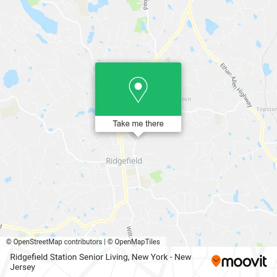 Ridgefield Station Senior Living map