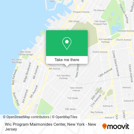 Wic Program Maimonides Center map