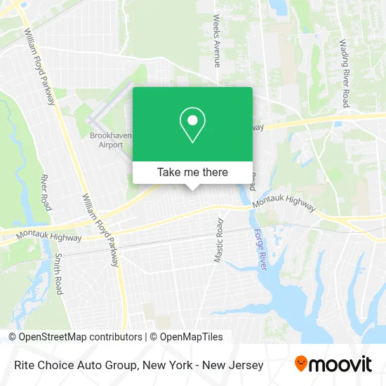 Rite Choice Auto Group map