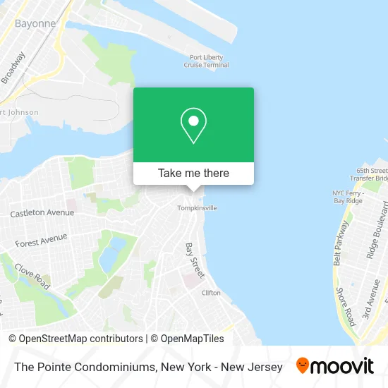 The Pointe Condominiums map