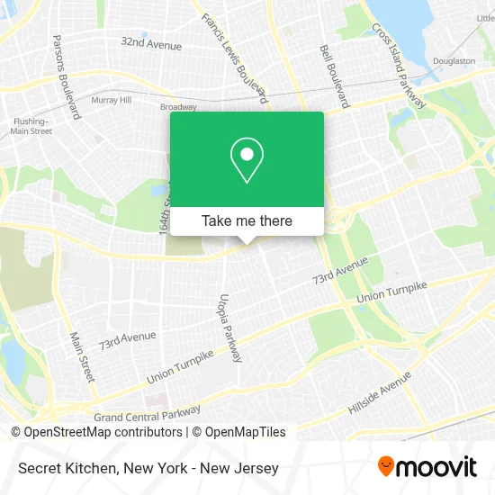 Secret Kitchen map