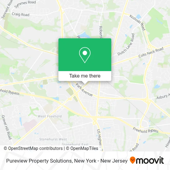 Pureview Property Solutions map