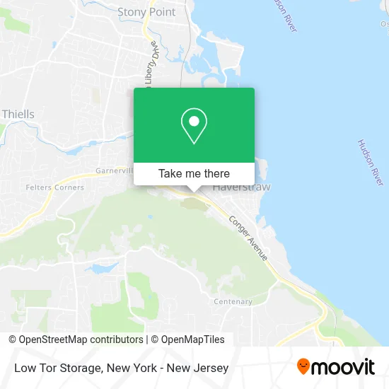 Low Tor Storage map