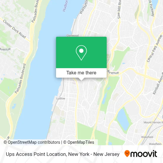 Ups Access Point Location map