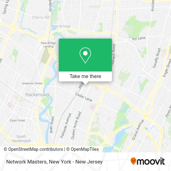 Network Masters map