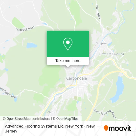 Advanced Flooring Systems Llc map