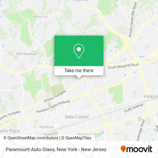 Paramount Auto Glass map