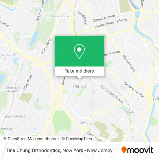Tina Chung Orthodontics map