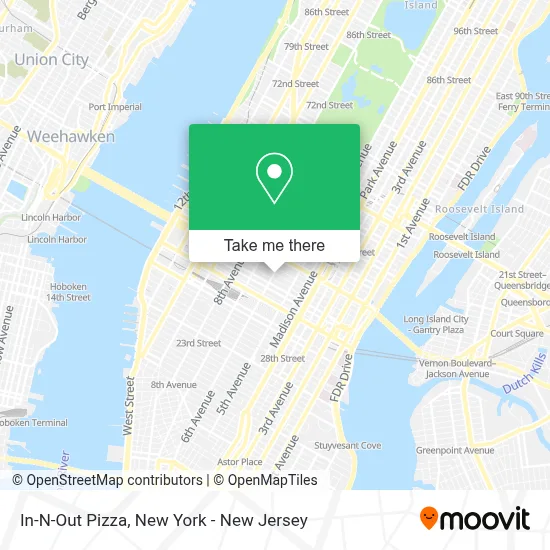 In-N-Out Pizza map