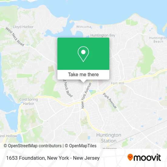 1653 Foundation map