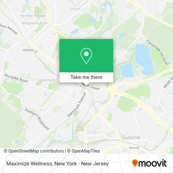 Maximize Wellness map