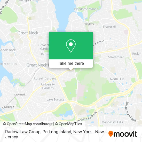 Radow Law Group, Pc Long Island map