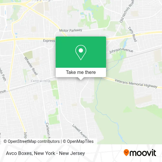 Avco Boxes map