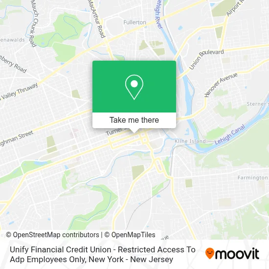 Unify Financial Credit Union - Restricted Access To Adp Employees Only map