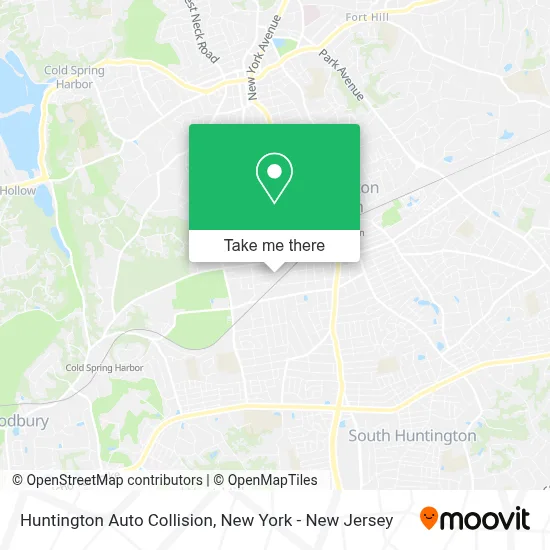 Huntington Auto Collision map