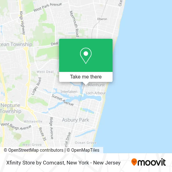 Xfinity Store by Comcast map