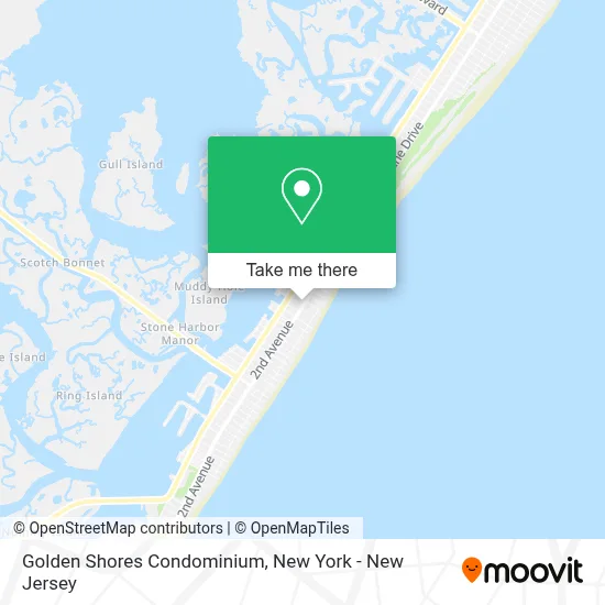 Golden Shores Condominium map