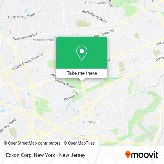 Exxon Corp map