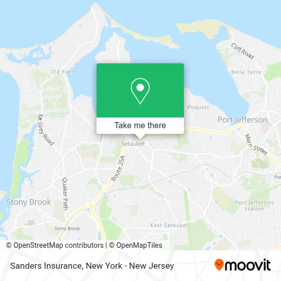 Sanders Insurance map
